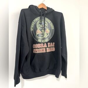 Cobra-Kai Hooded Sweatshirt. Pristine Condition. Size XL